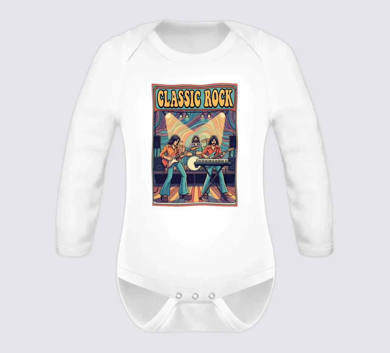 ROCK CLASSICO body neonato maniche lunghe da edward shop