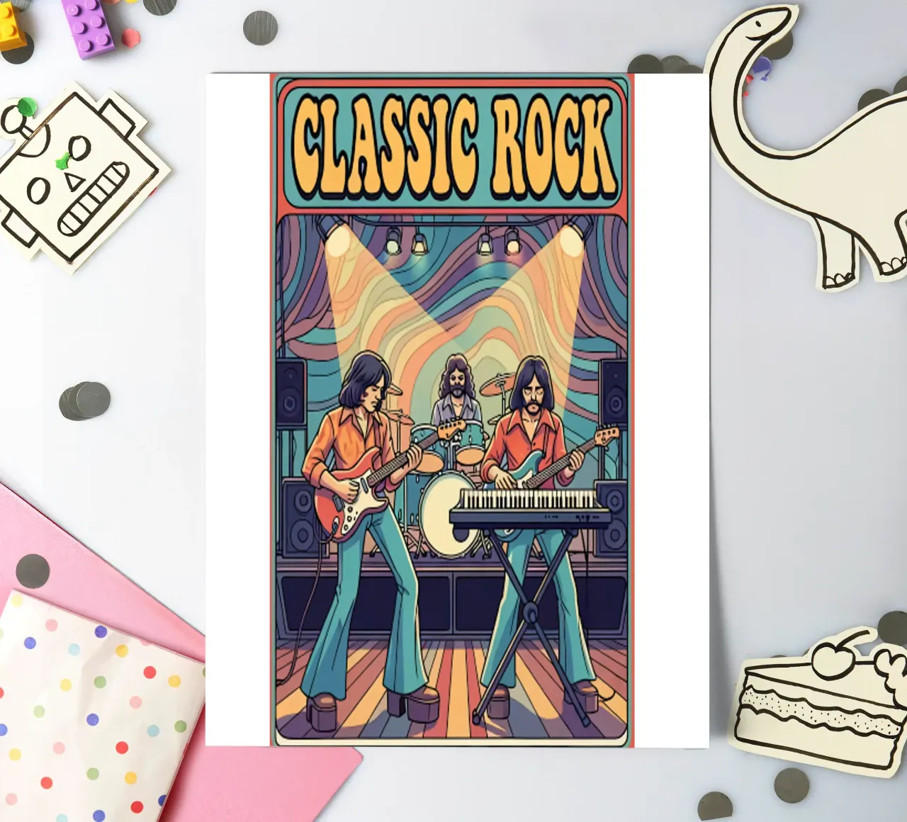 ROCK CLASSICO foglio adesivo da edward shop