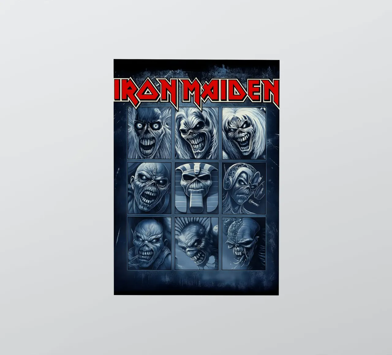 Trends International Iron Maiden - Grid Wall Poster sticker by DGUnder