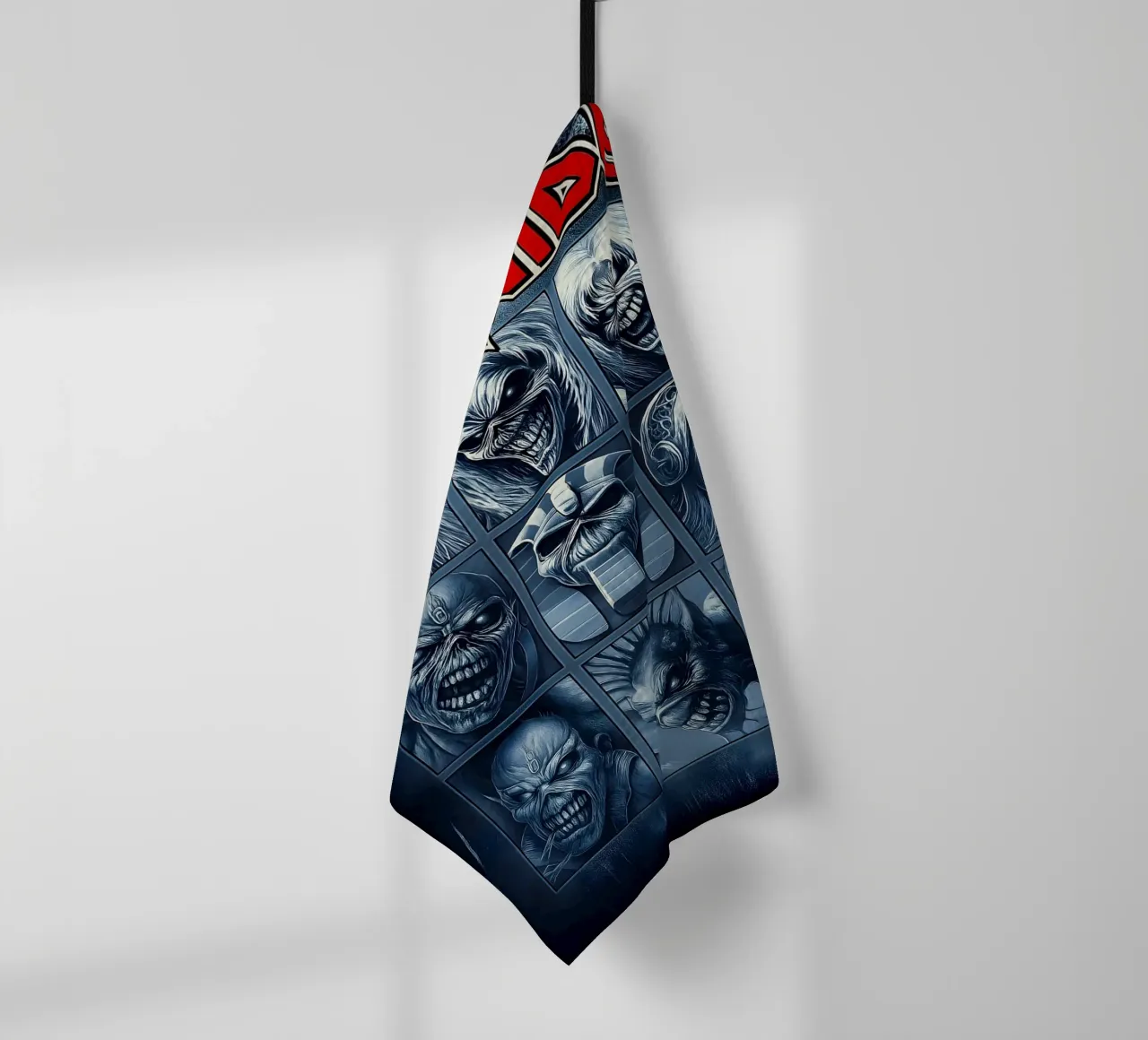 Trends International Iron Maiden - Grid Wall Poster tea towel by DGUnder