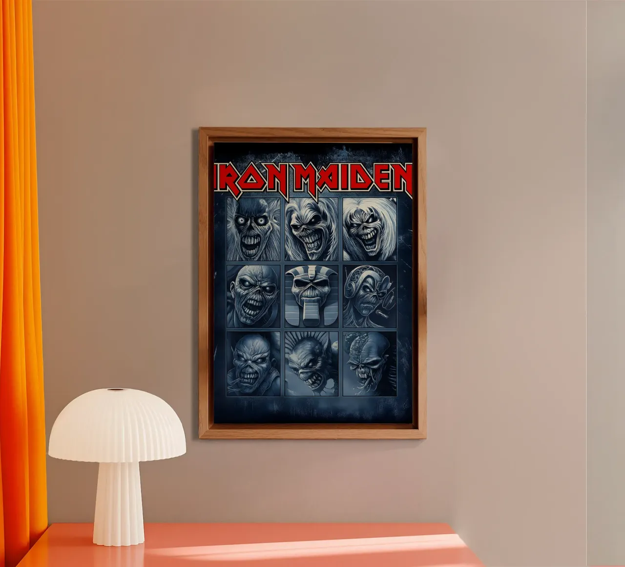 Trends International Iron Maiden - Grid Wall Poster alu-dibond by DGUnder