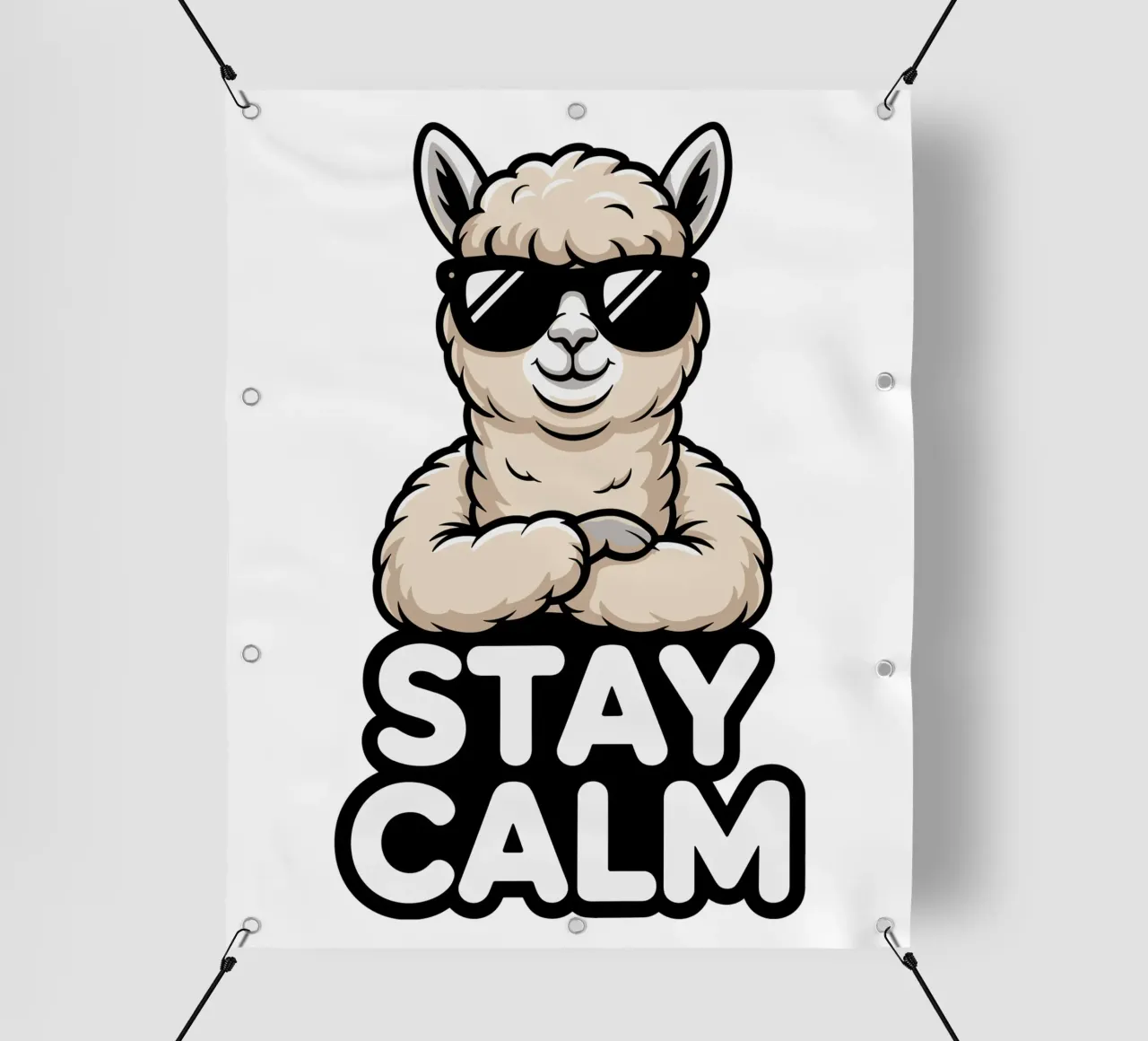 Stay Calm Alpaka pvc cover by Shirtfantastisch