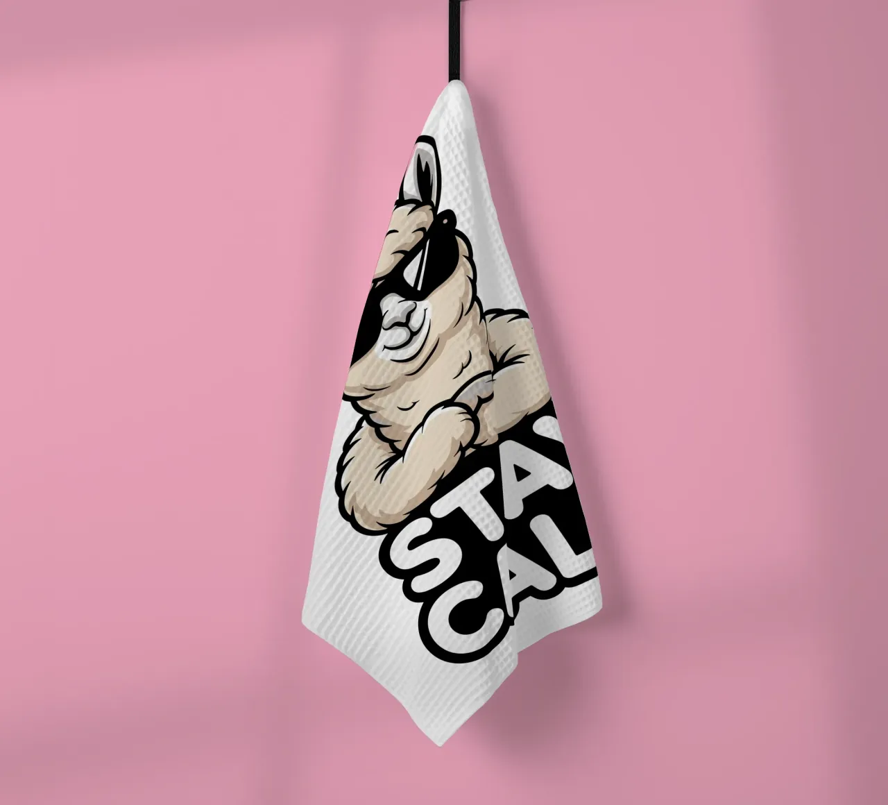 Stay Calm Alpaka Geschirrtuch von Shirtfantastisch