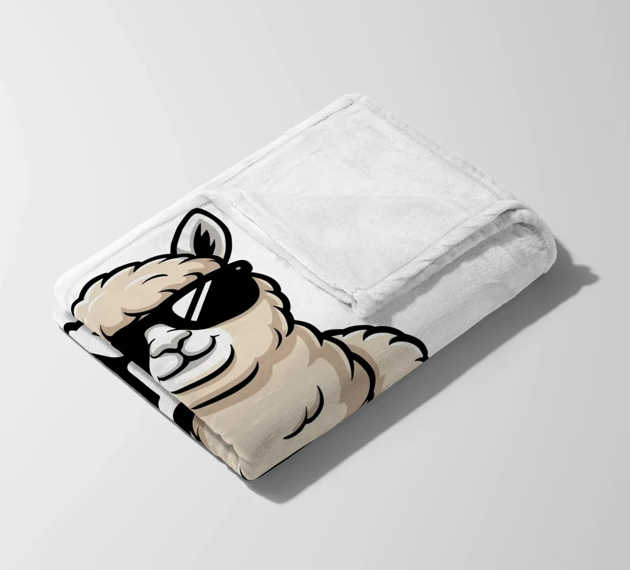 Stay Calm Alpaka fleece blanket by Shirtfantastisch