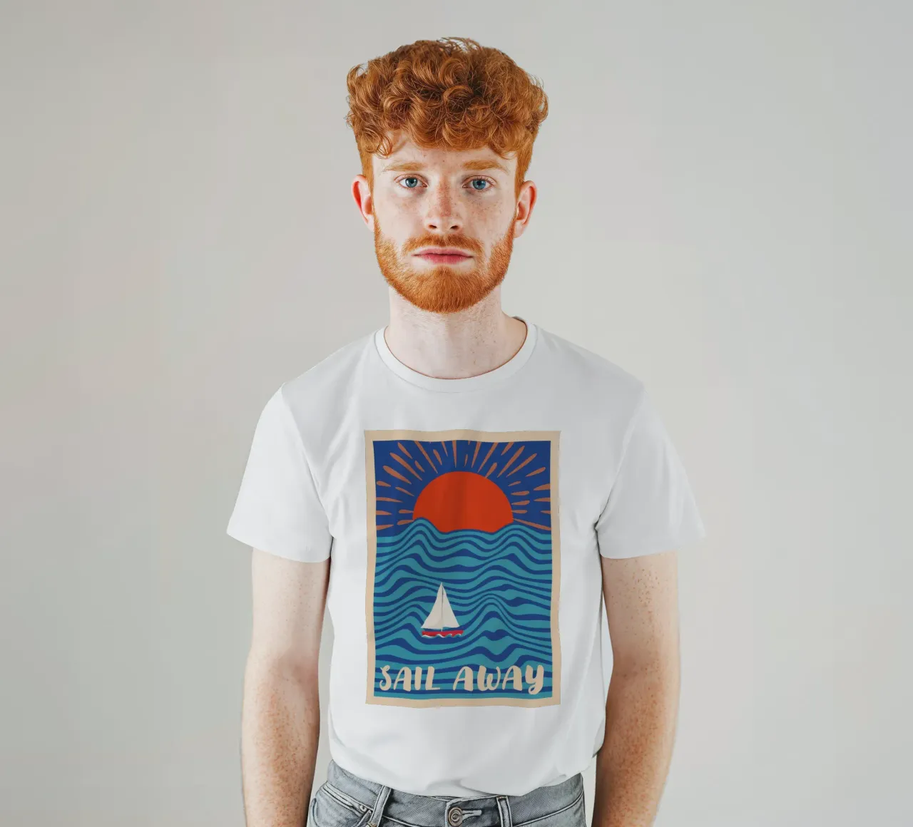 Via a vela t-shirt da Blue Water