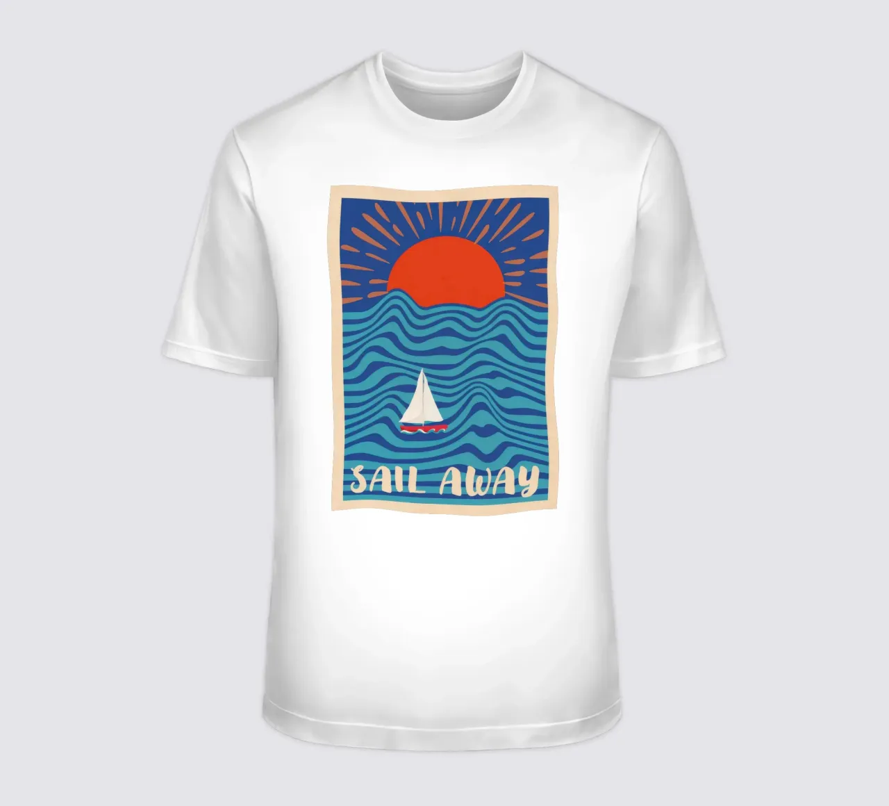 Via a vela t-shirt da Blue Water