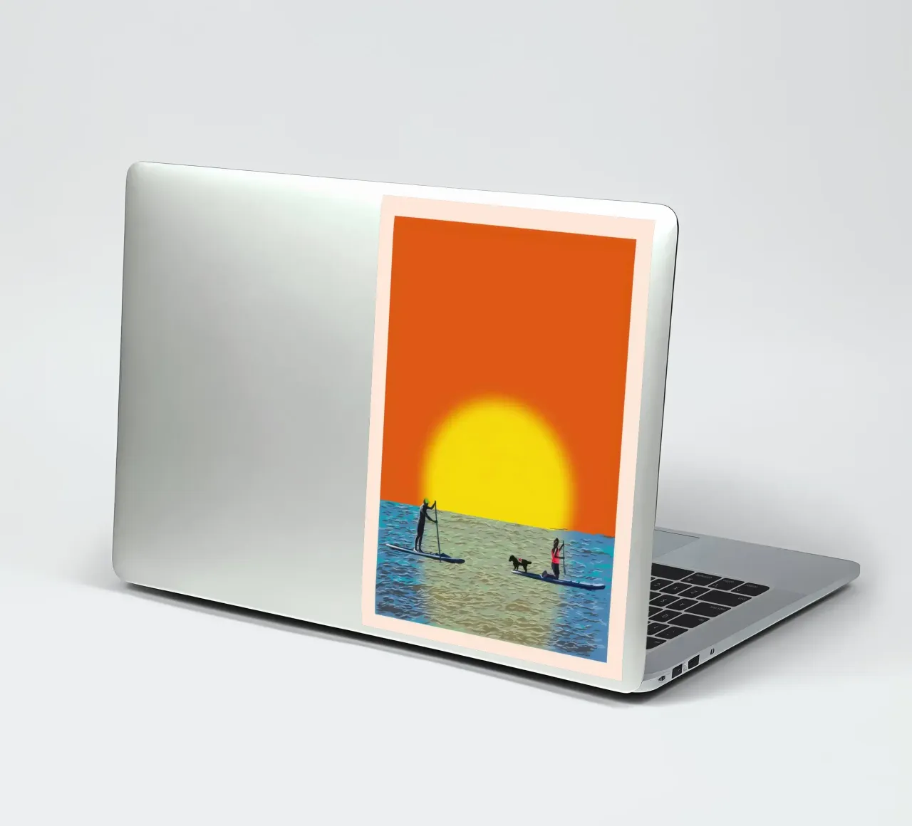 Tramonto in paddleboard adesivo da Blue Water