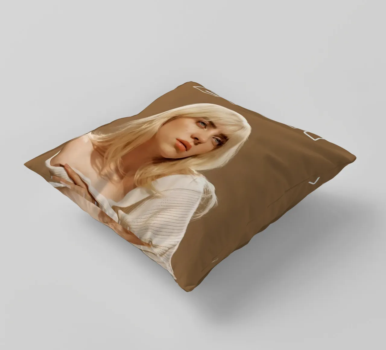 Billie Eilish stampa 52 cuscino da AudioLibrary