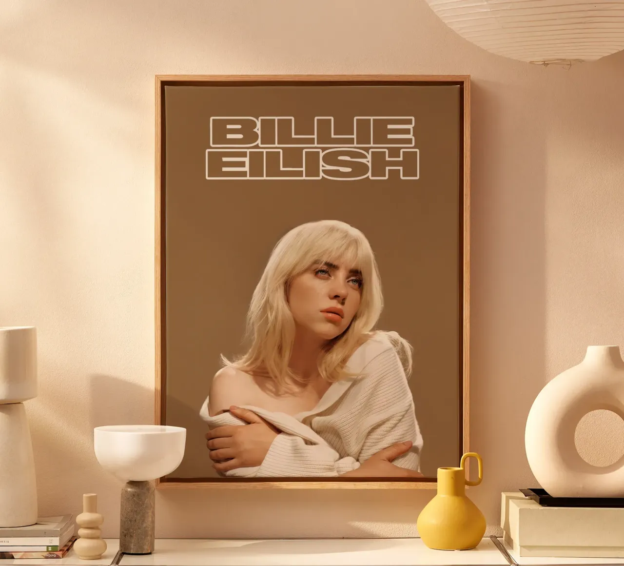 Billie Eilish stampa 52 tela da AudioLibrary