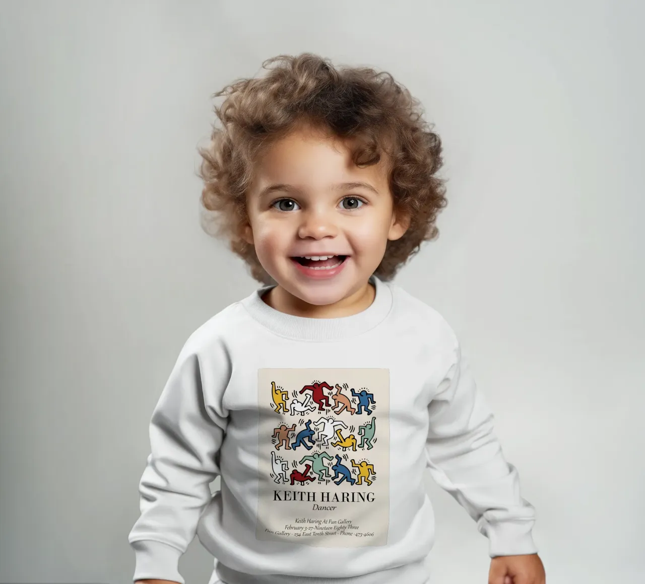 Keith Haring - American painter felpa neonato da Deepness