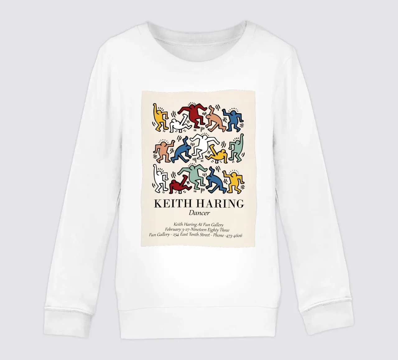 Keith Haring - American painter felpa bambino da Deepness