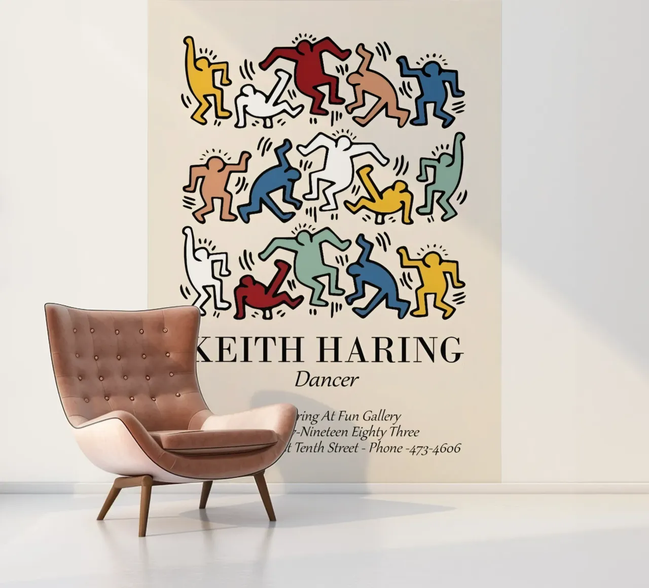 Keith Haring - American painter photo wallpaper by Deepness