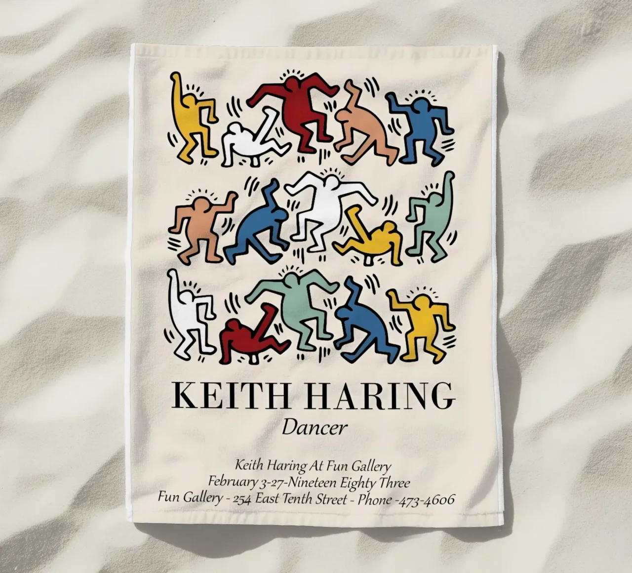 Keith Haring - American painter telo mare da Deepness