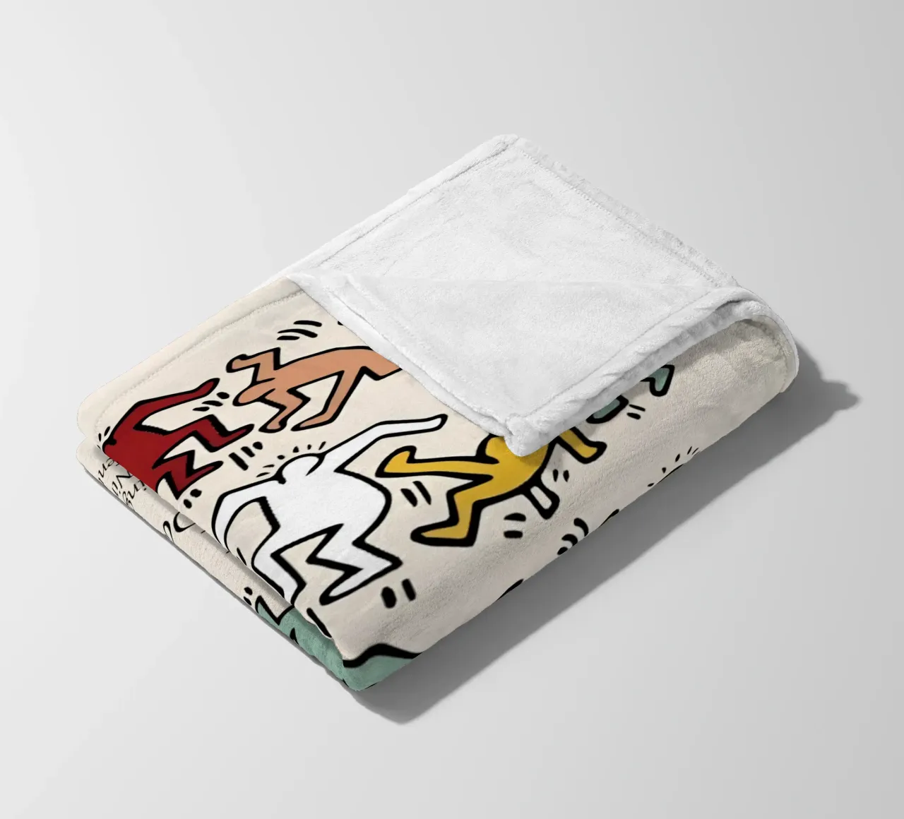 Keith Haring - American painter coperta in pile da Deepness
