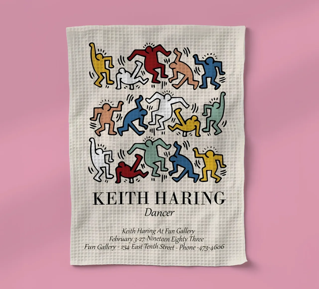 Keith Haring - American painter canovaccio da cucina da Deepness