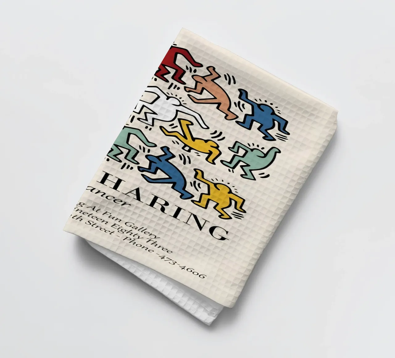 Keith Haring - American painter canovaccio da cucina da Deepness