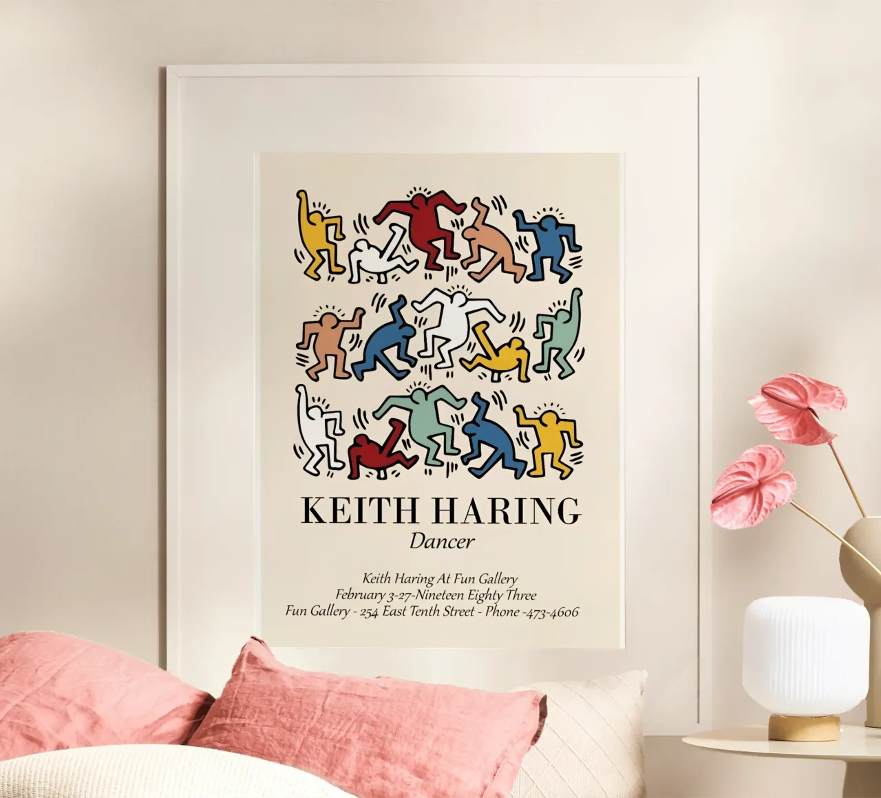 Keith Haring - American painter carta hahnemühle da Deepness
