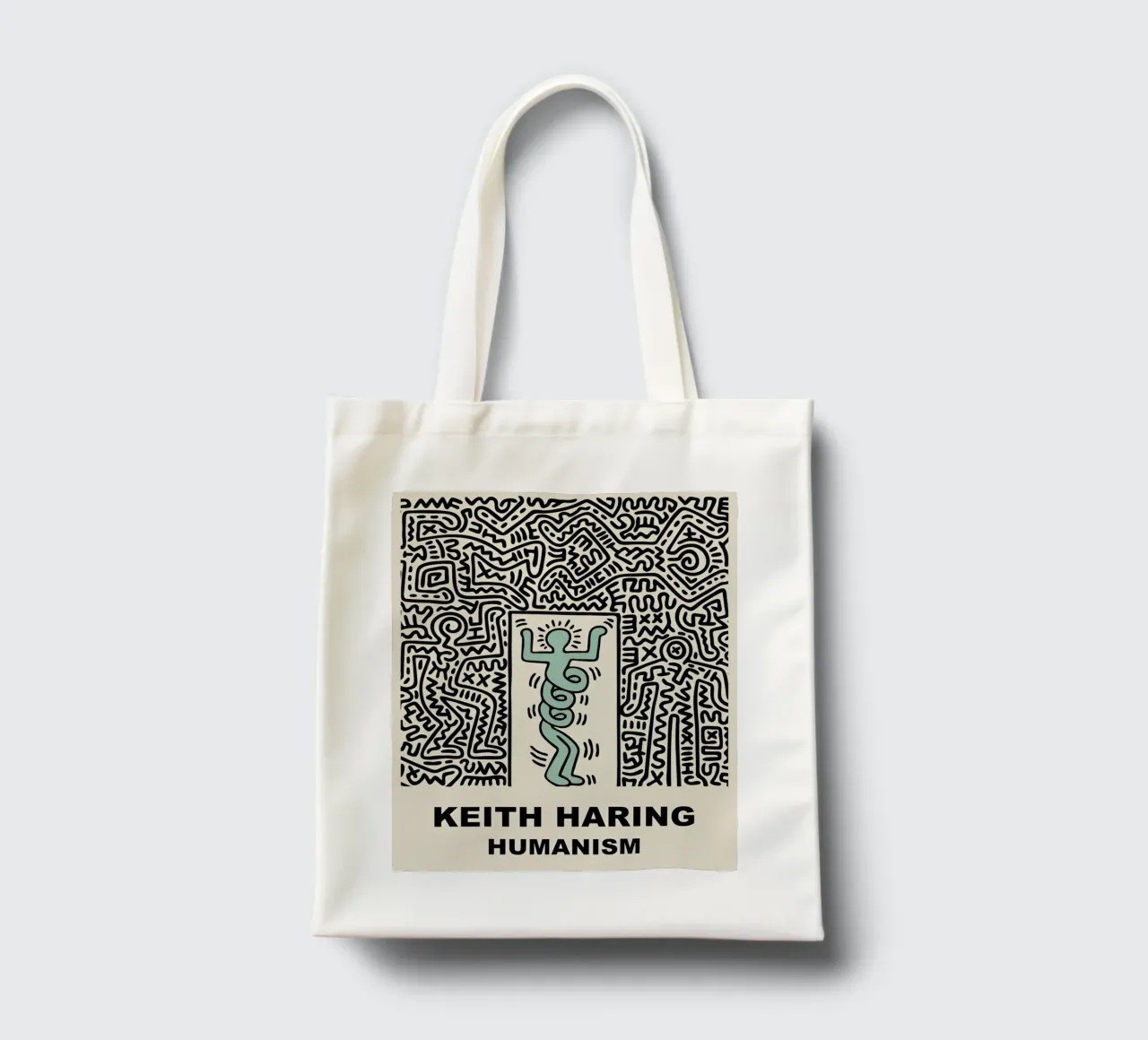 Keith Haring - Artist jute draagtas van Deepness