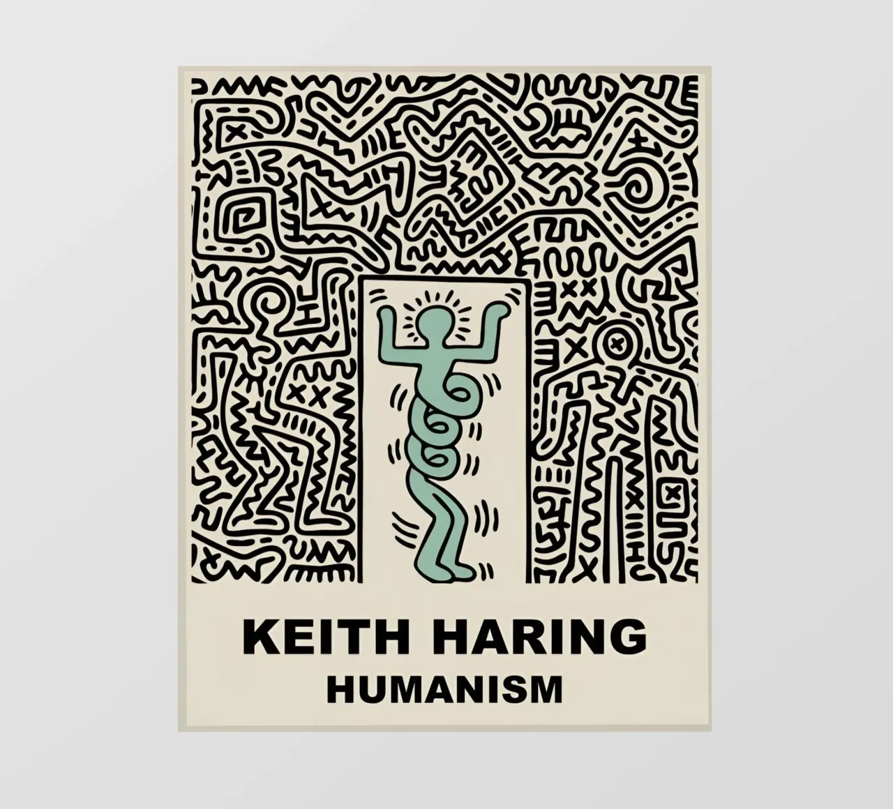 Keith Haring - Artist pellicola backlit da Deepness
