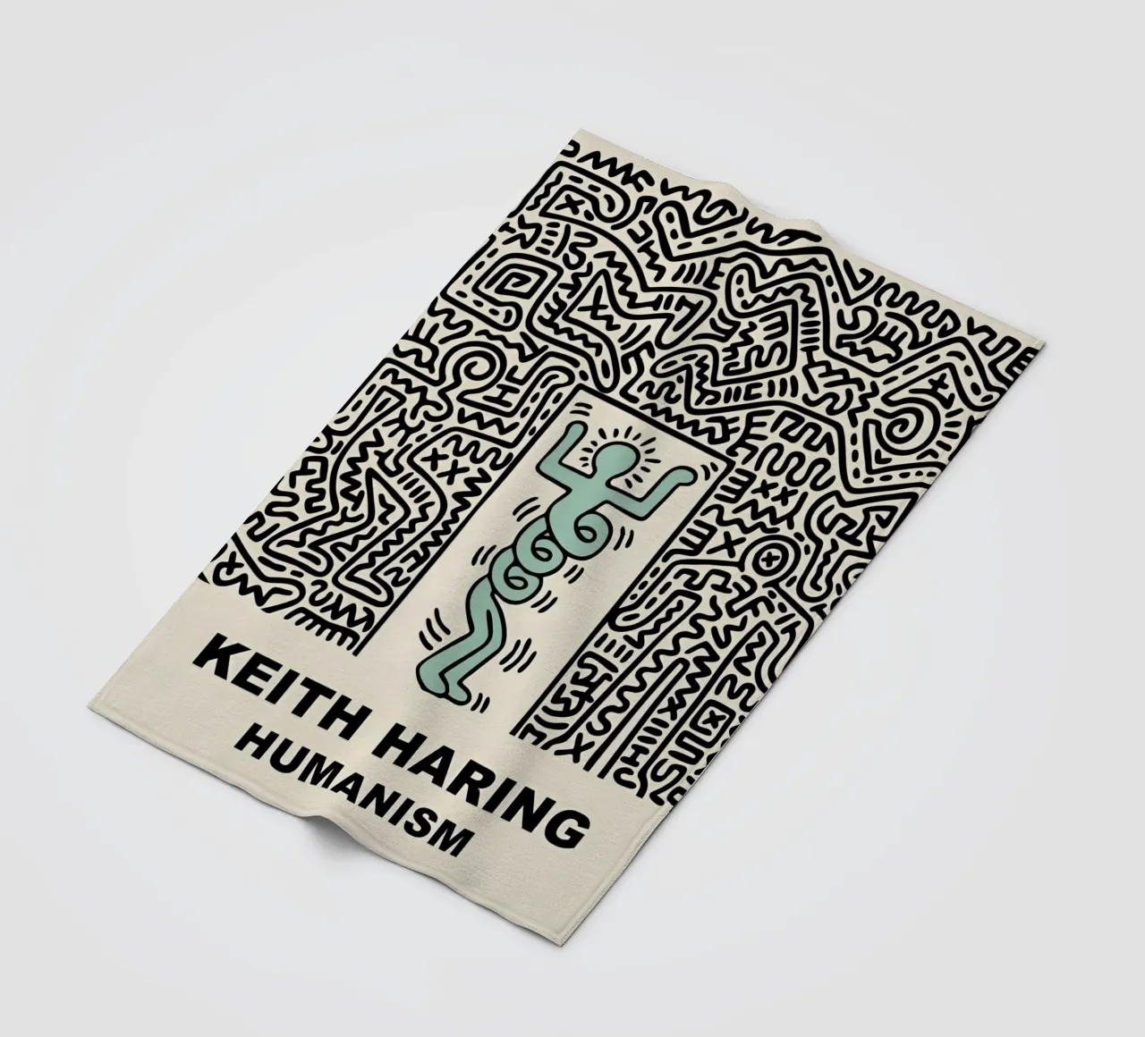 Keith Haring - Artist coperta in pile da Deepness