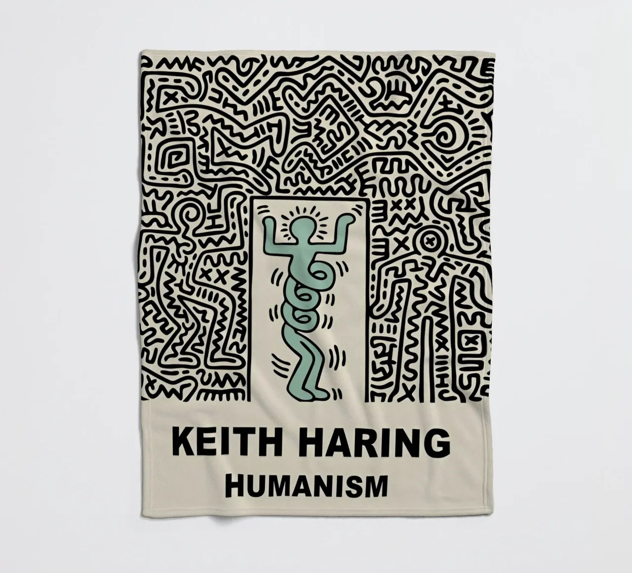 Keith Haring - Artist coperta in pile da Deepness