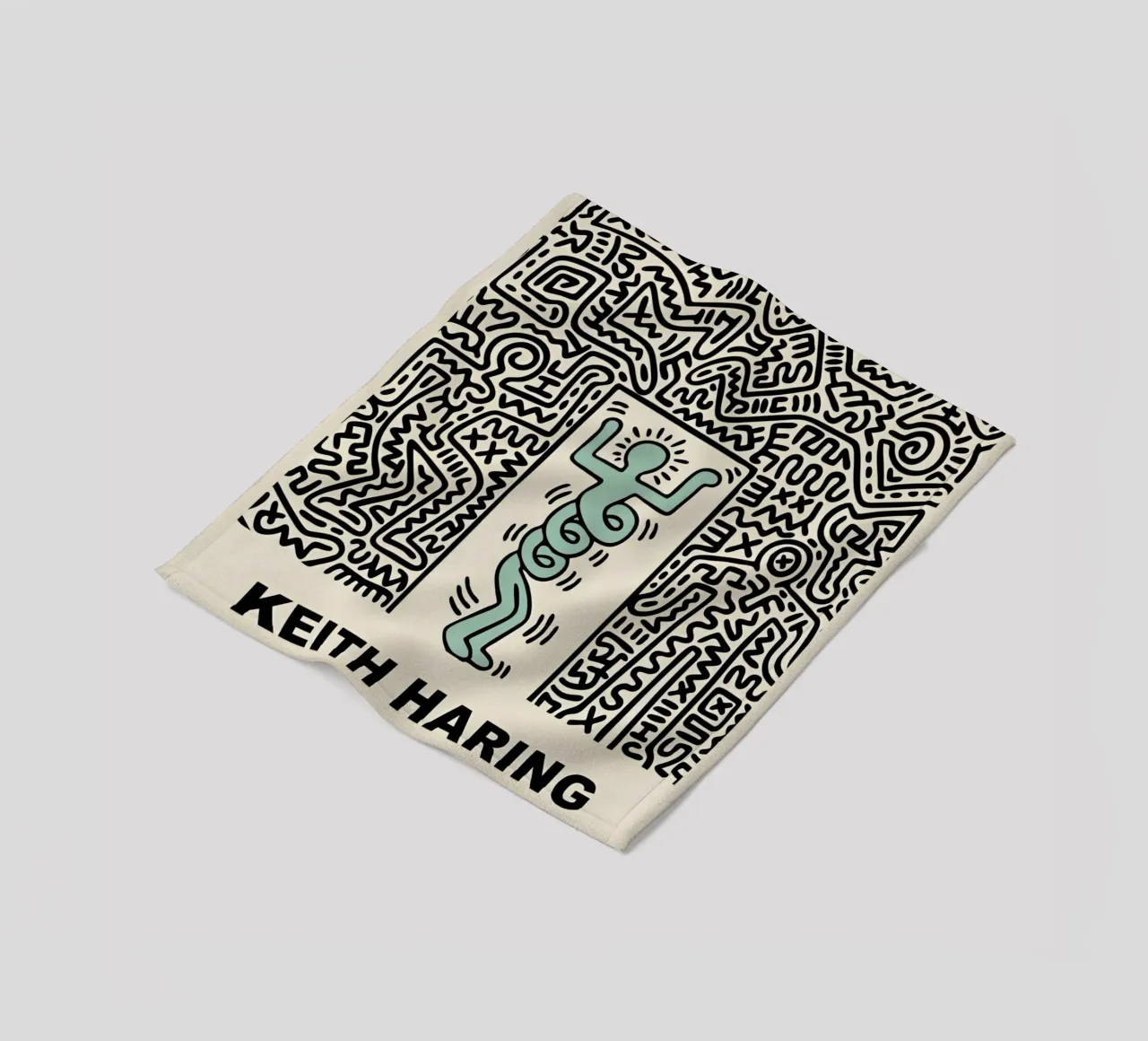Keith Haring - Artist coperta in pile da Deepness