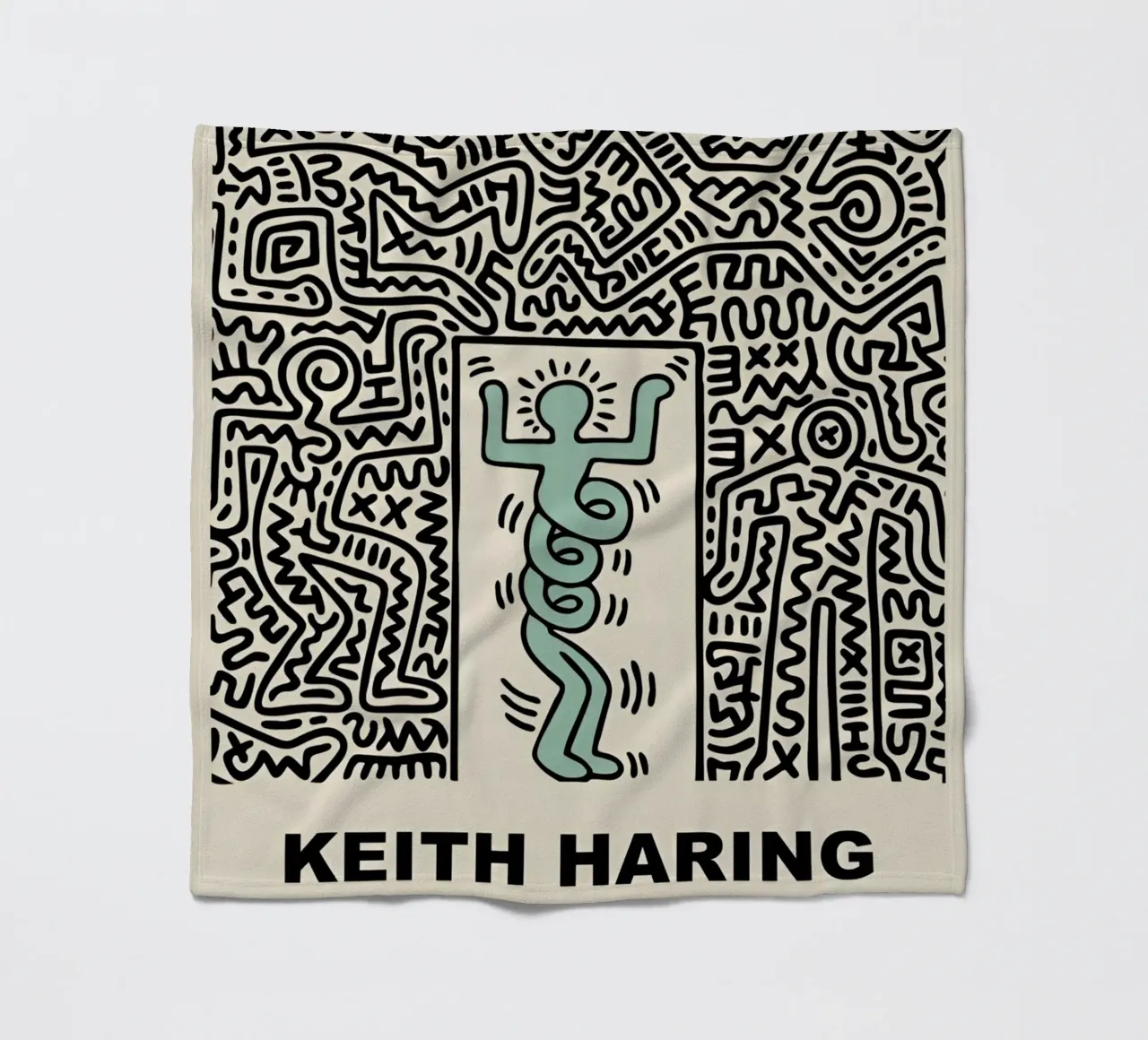 Keith Haring - Artist coperta in pile da Deepness
