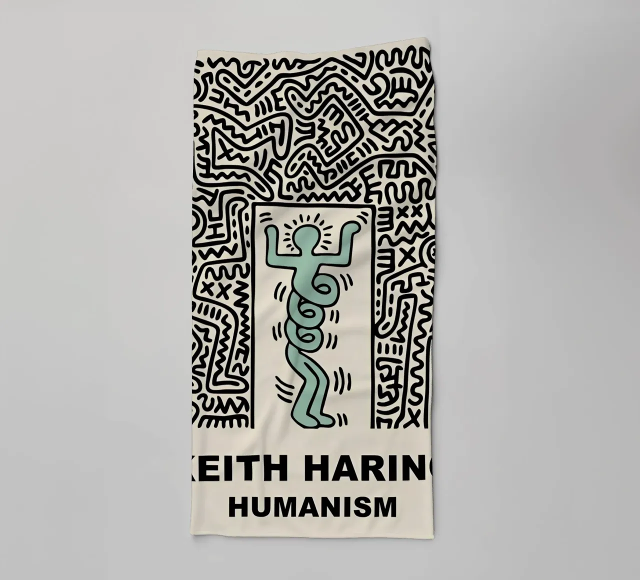 Keith Haring - Artist asciugamano da bagno da Deepness
