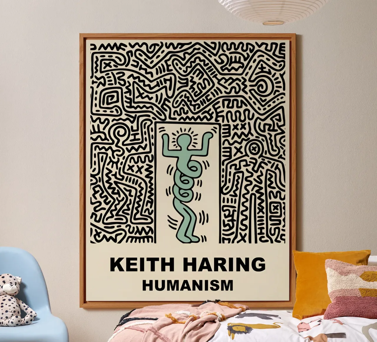 Keith Haring - Artist alluminio dibond da Deepness