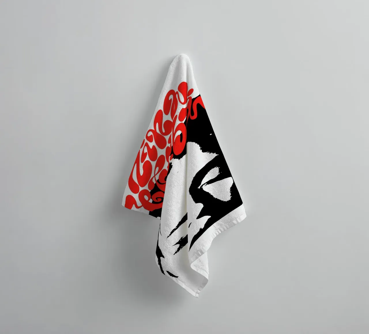 Nina Chuba red towel by AudioLibrary