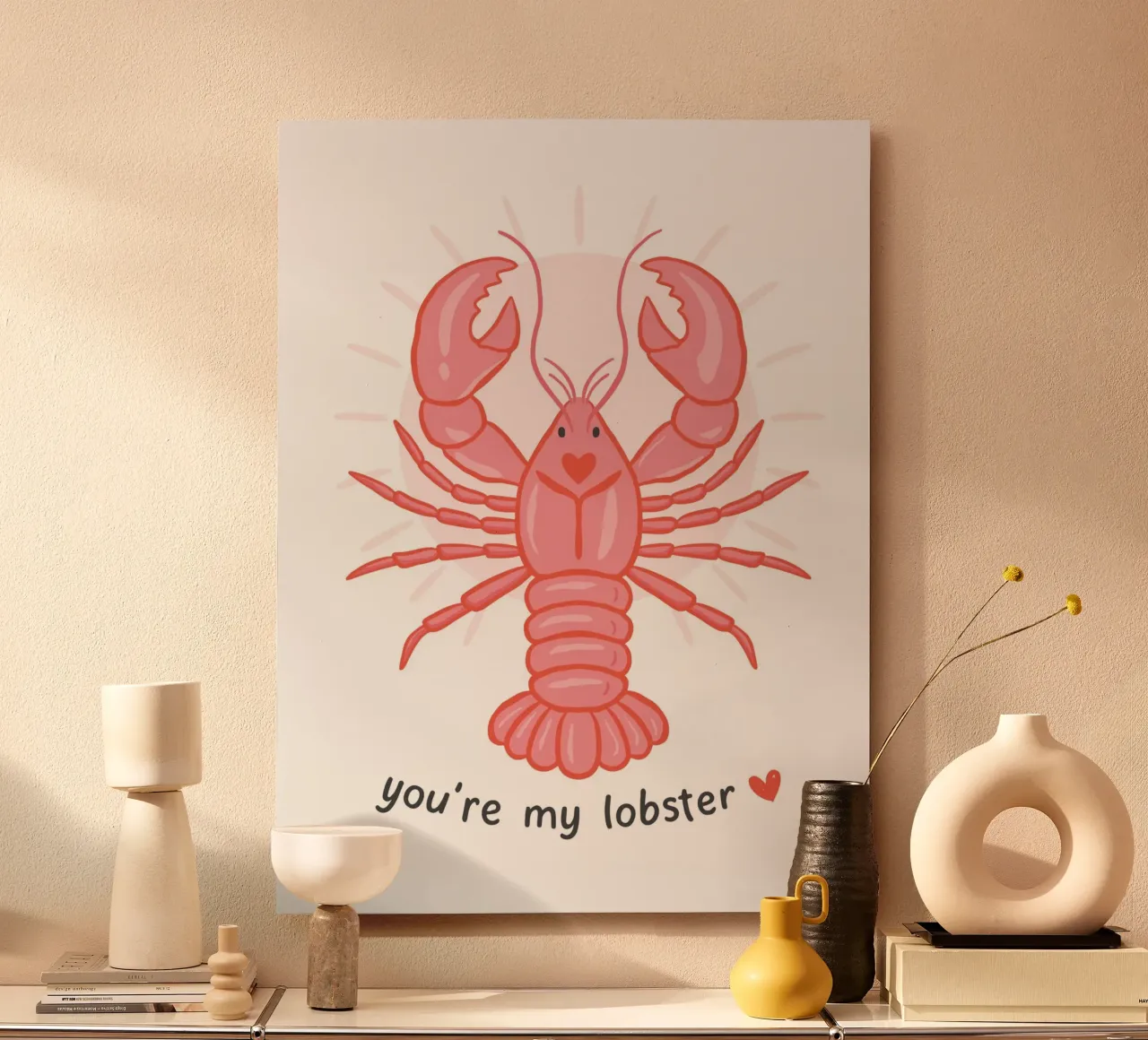 You're my lobster alluminio dibond da Vivdesign