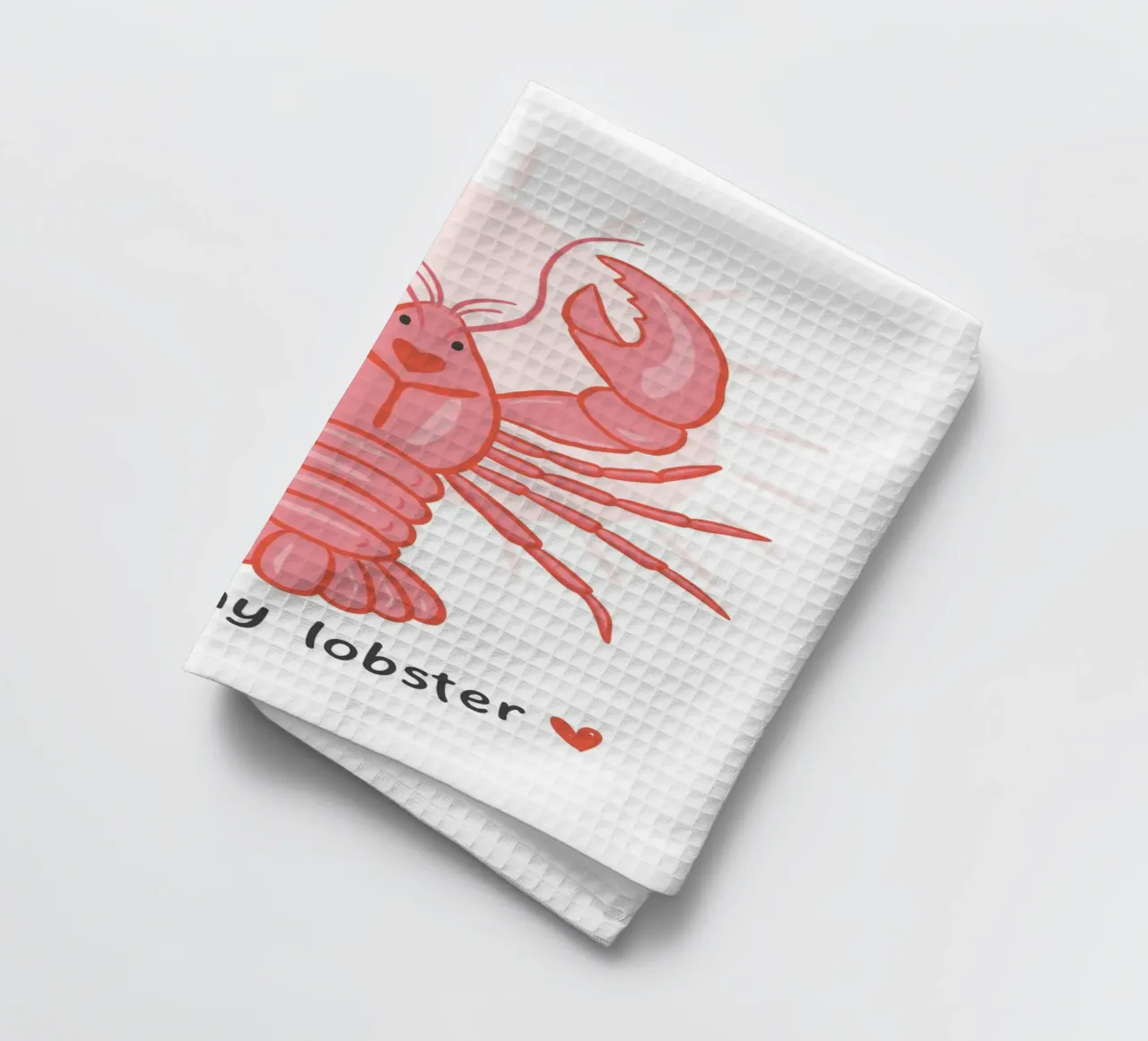 You're my lobster canovaccio da cucina da Vivdesign