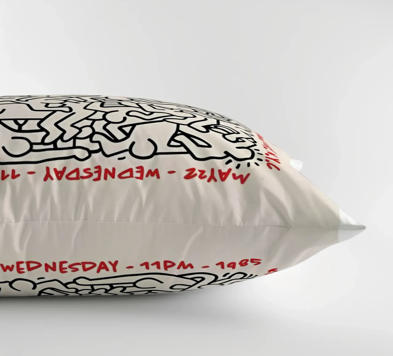 Keith Haring - American Artist decorative cushion by Deepness