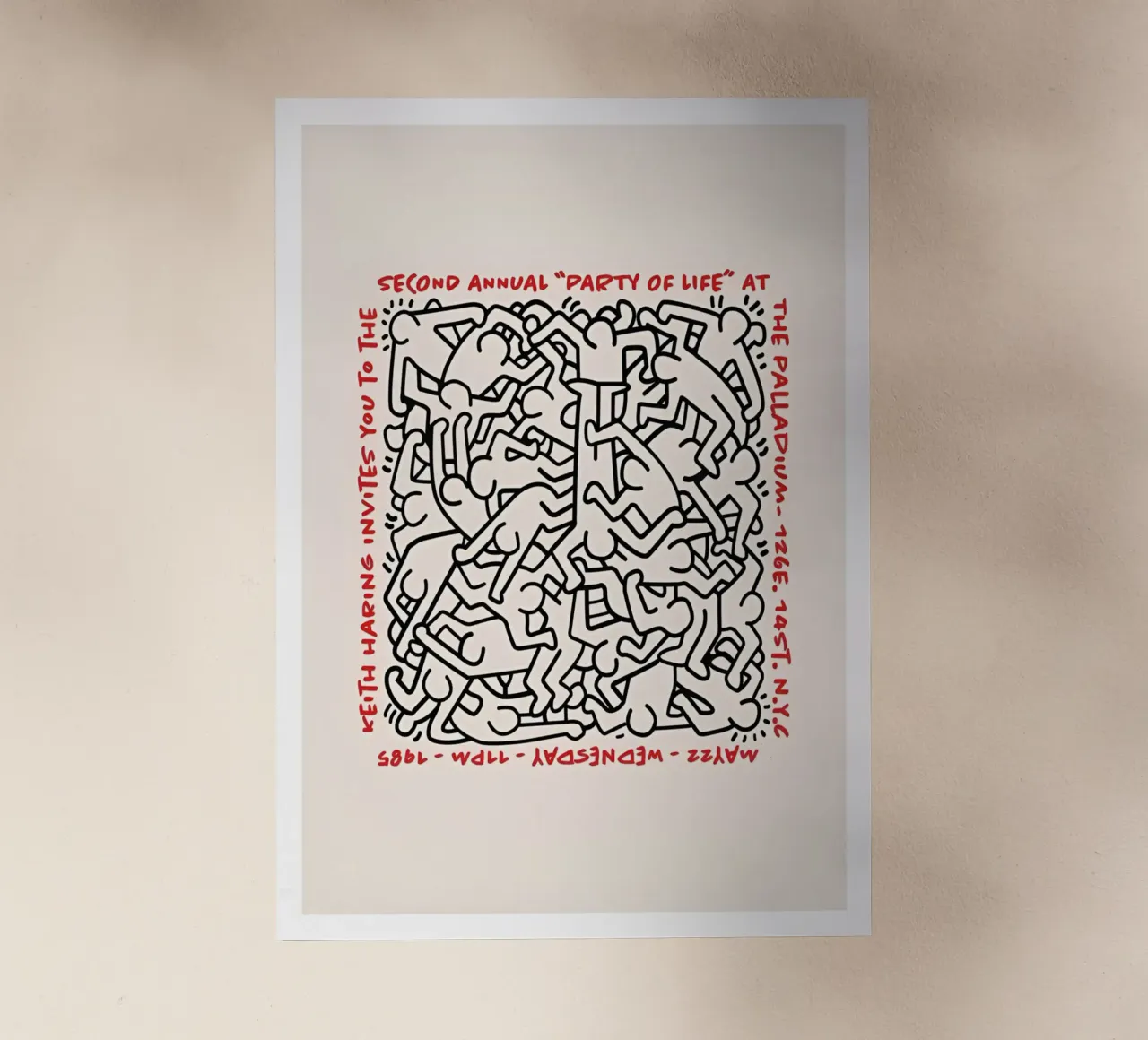 Keith Haring - American Artist pellicola backlit da Deepness