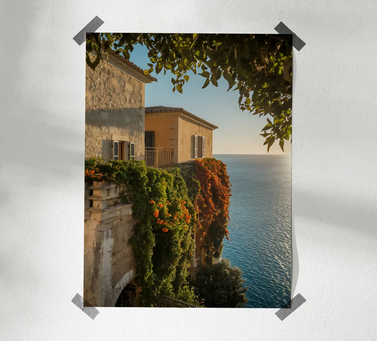 Maison en pierre au bord de la Méditerranée hahnemühle de Casa Limon