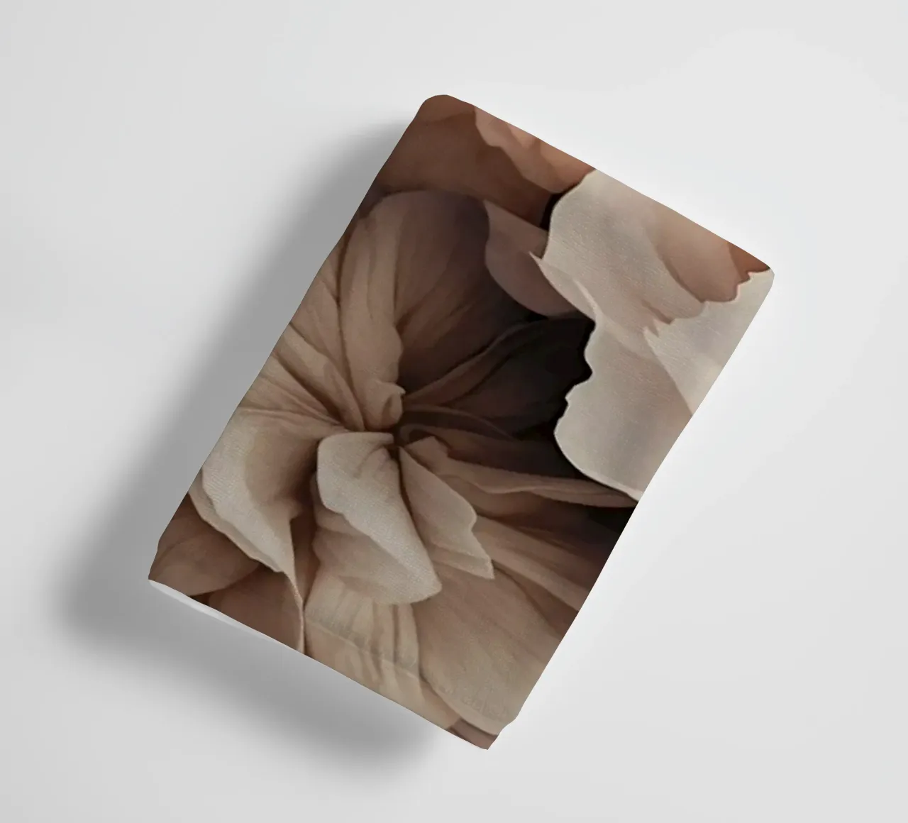 Nostalgic Floral Romance Ivory Peach towel by Andrea Haase Floral Passion
