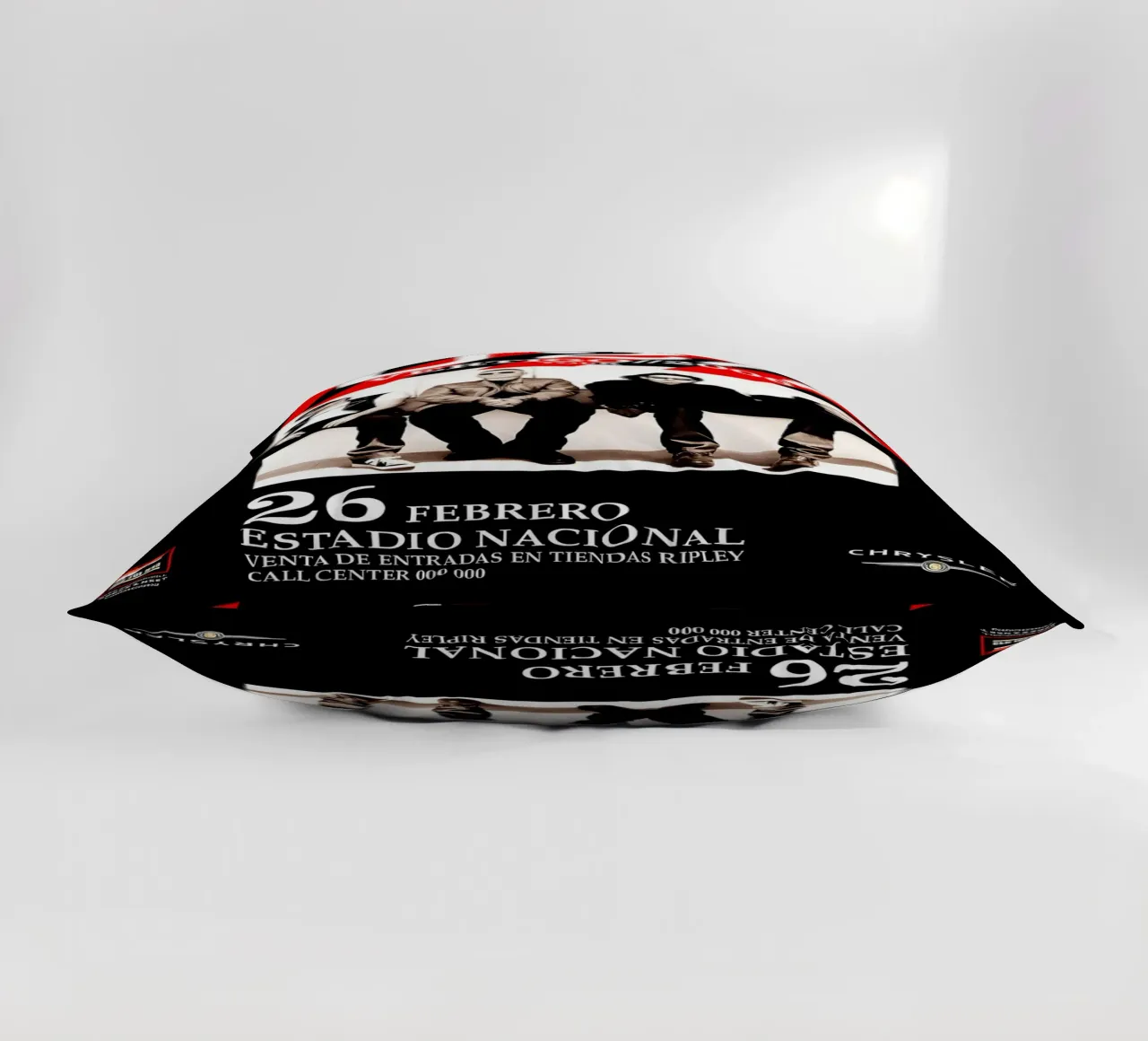 U2 Vertigo 2005 Sold Out CONCERT Tour decorative cushion by DGUnder