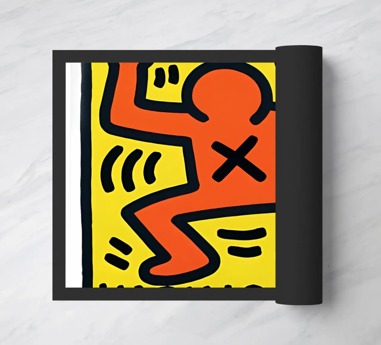Keith Haring - Artist Painting zerbino da Deepness
