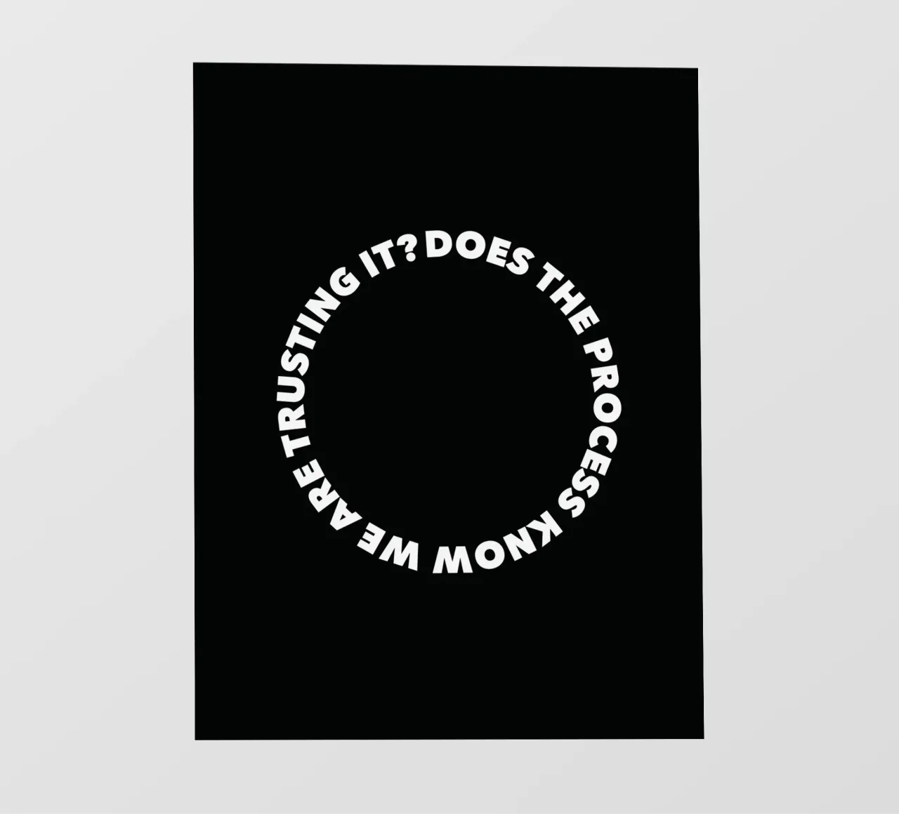 Does the process know? bâche pvc de Form&Font