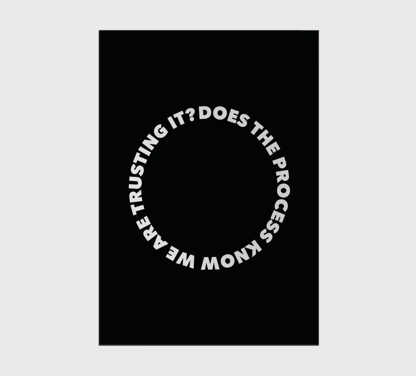 Does the process know? quaderno da Form&Font
