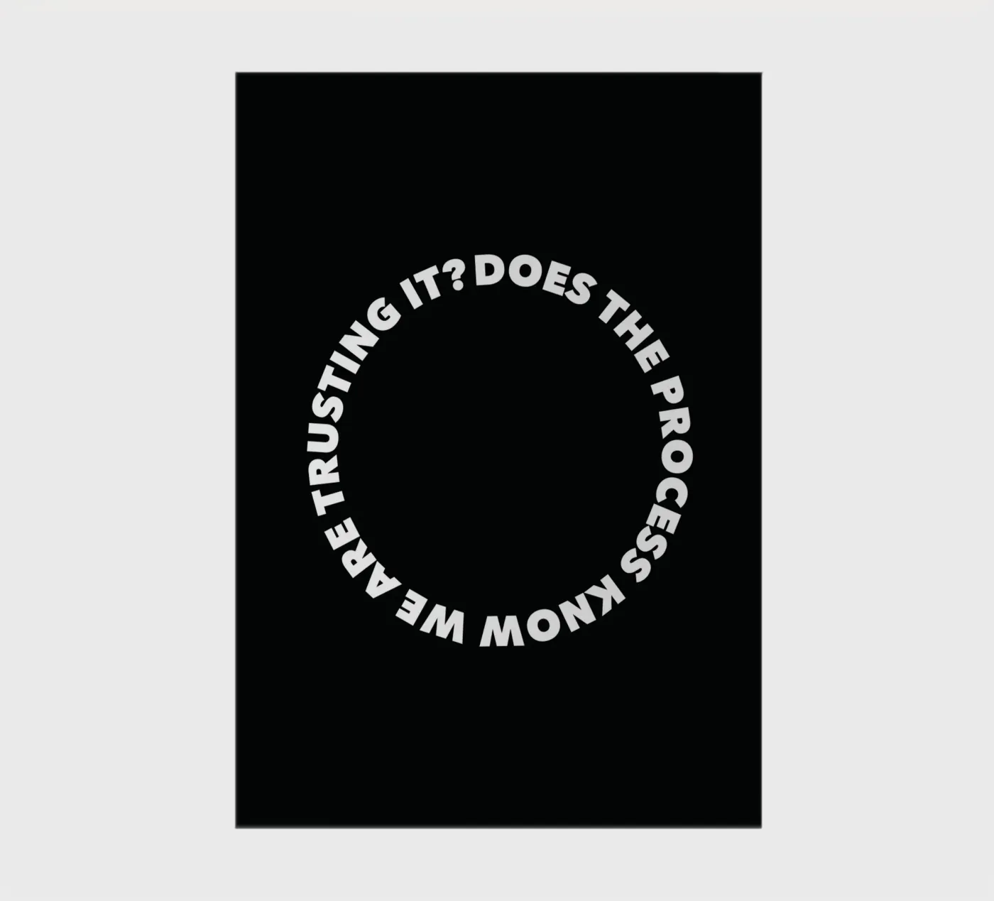 Does the process know? diario da Form&Font