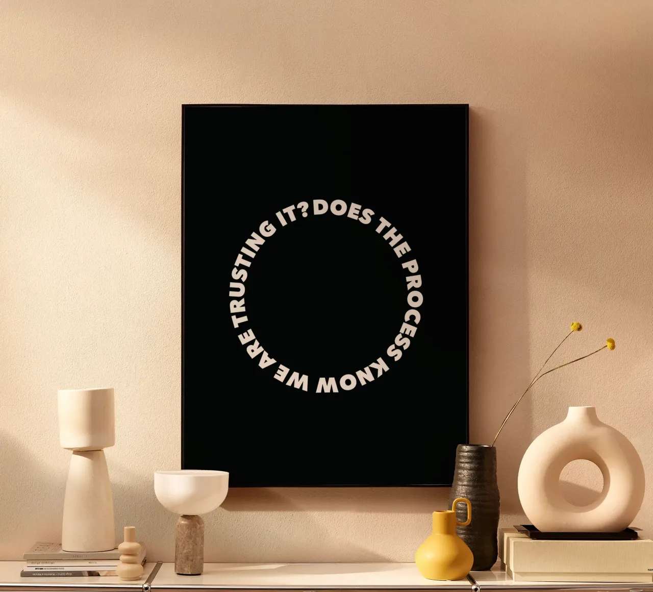 Does the process know? plexiglas de Form&Font