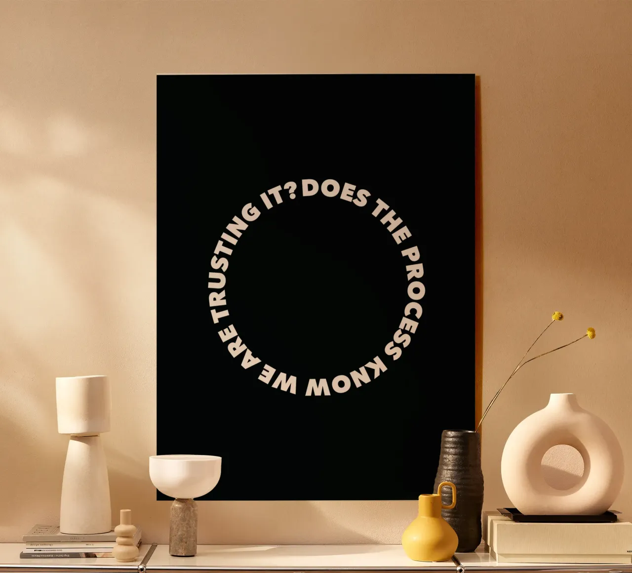 Does the process know? plexiglas de Form&Font