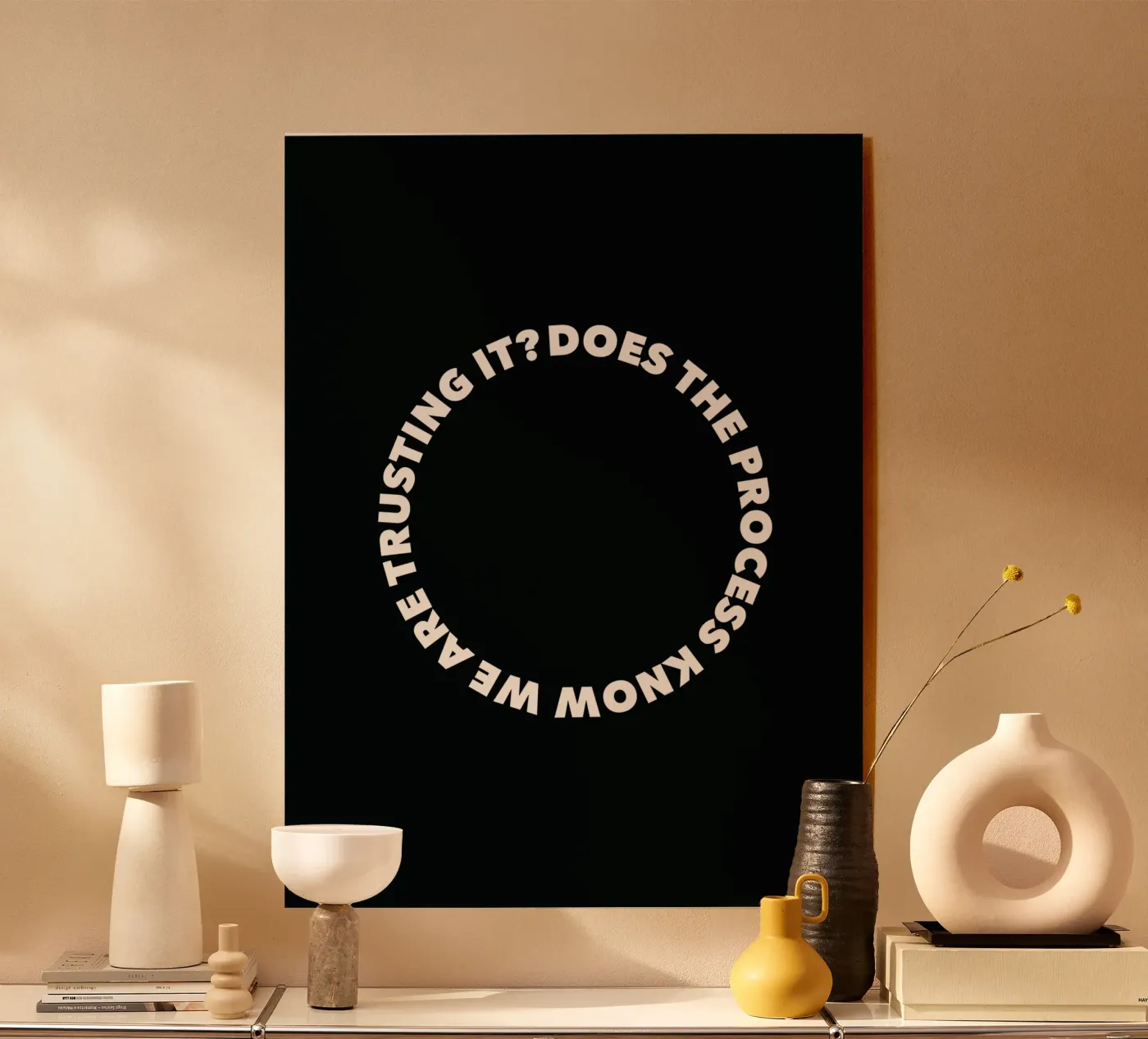Does the process know? plexiglas de Form&Font