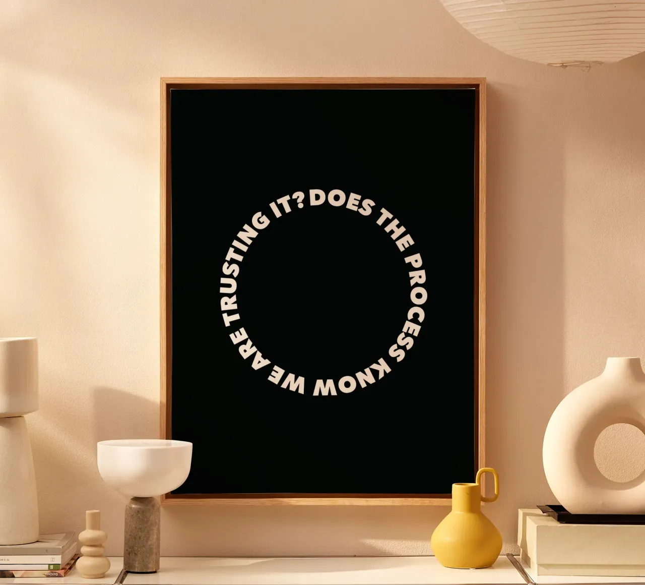 Does the process know? canvas by Form&Font