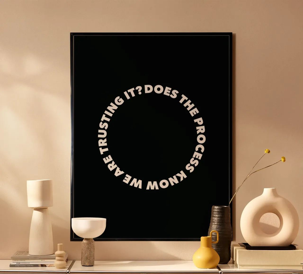 Does the process know? poster de Form&Font