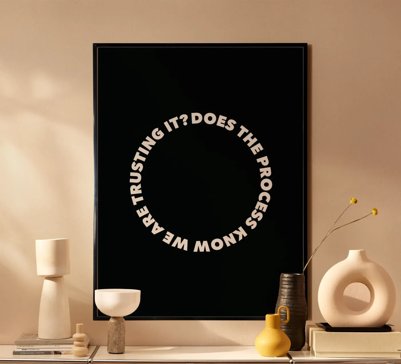 Does the process know? Poster von Form&Font