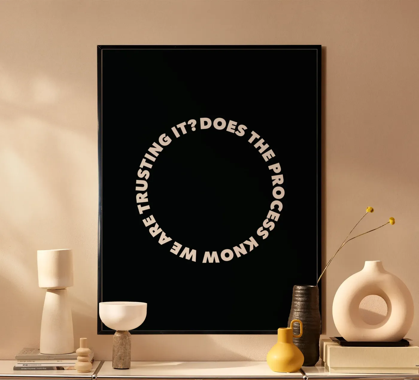 Does the process know? poster de Form&Font