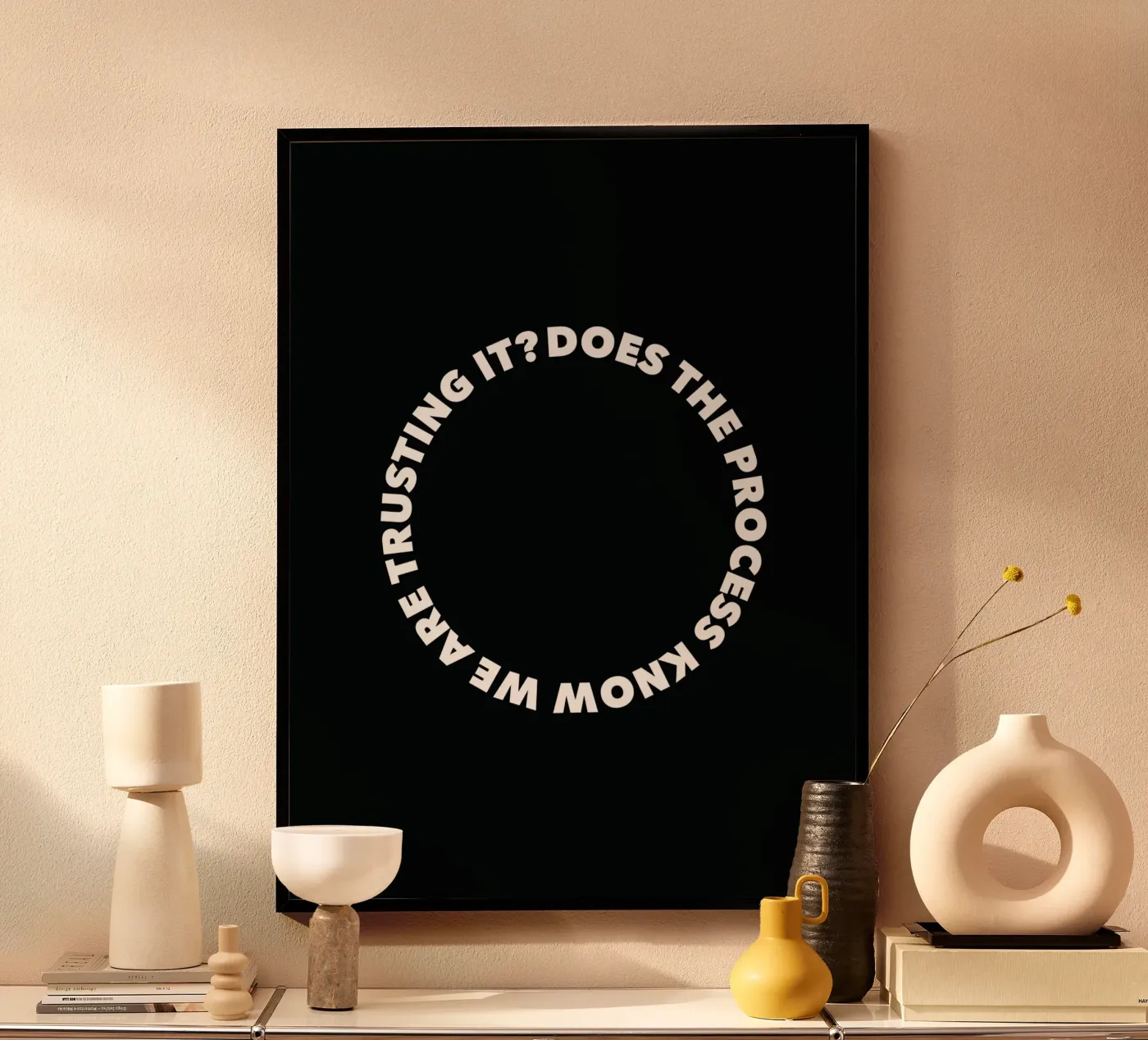Does the process know? Poster von Form&Font