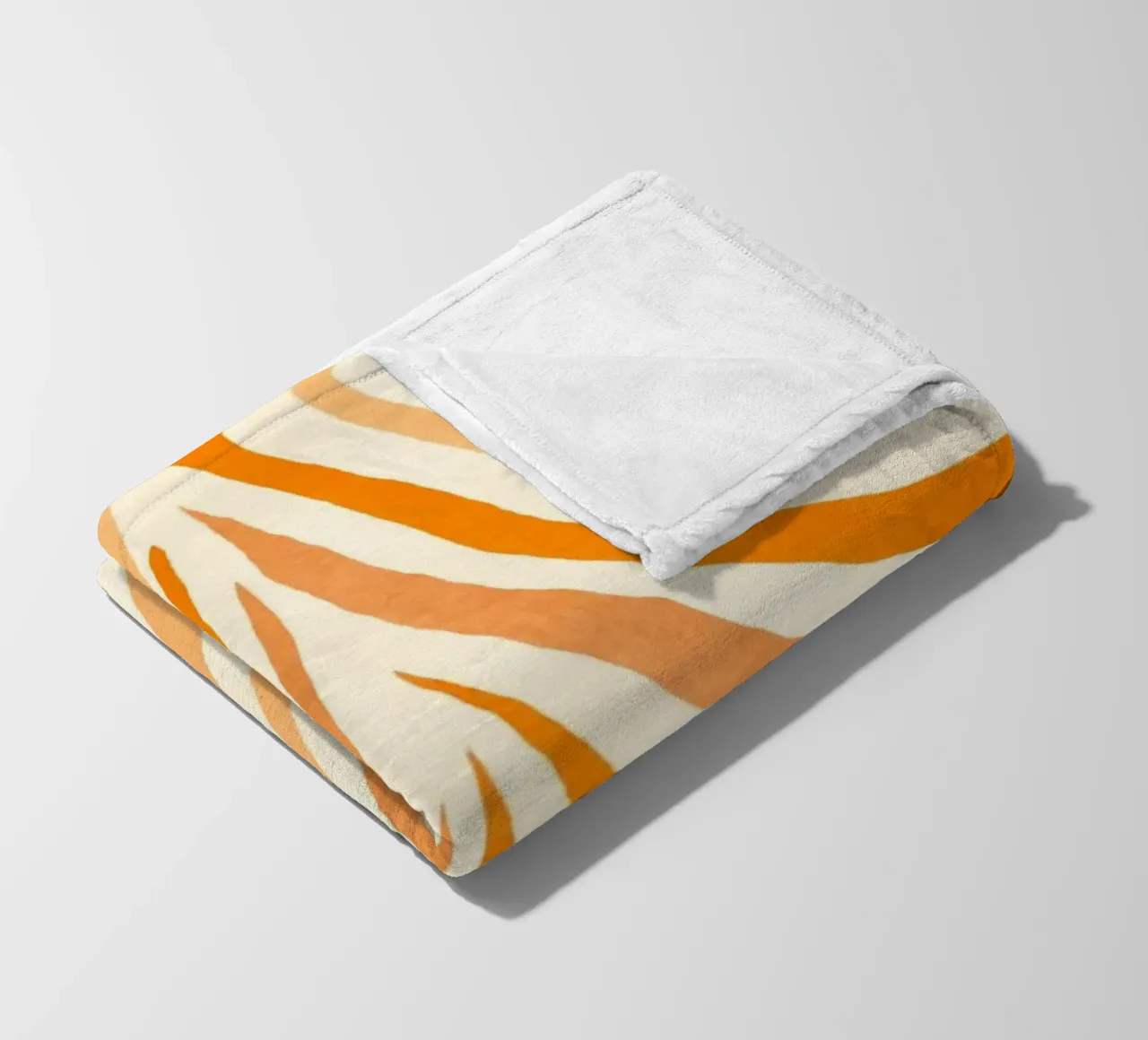 Forme di fiocco Boho Arancione mandarino caldo coperta in pile da Andrea Haase Modern Home